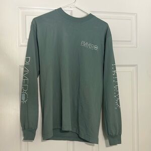 Playero Classic Long Sleeve Tee in Light Green - Womens Small
